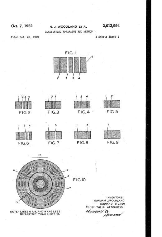 Classifying apparatus and method patent drawing, 1952, archive paper finish